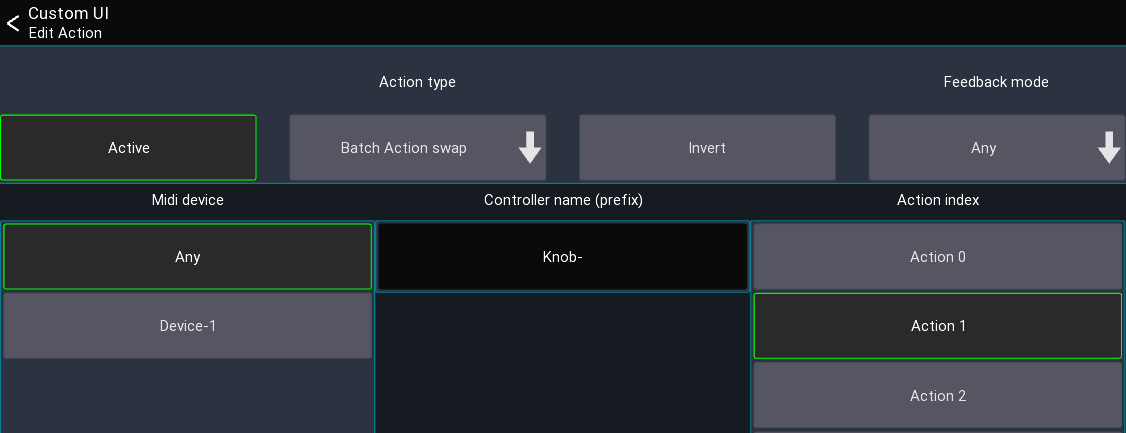 batch action swap example