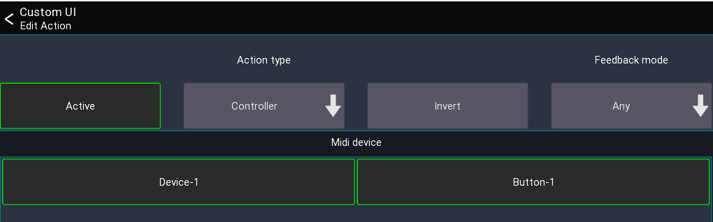 midi controller action example