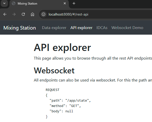 API Explorer