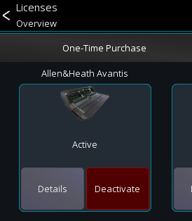 Deactivate in app