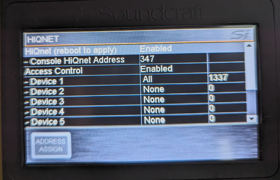 With access control